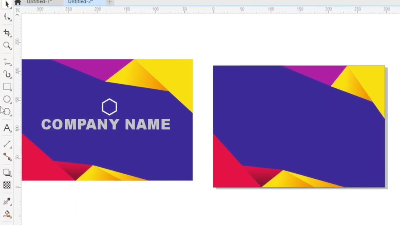 visiting card design in coreldraw || CorelDRAW Mein Bank visiting card Kaise Banaye