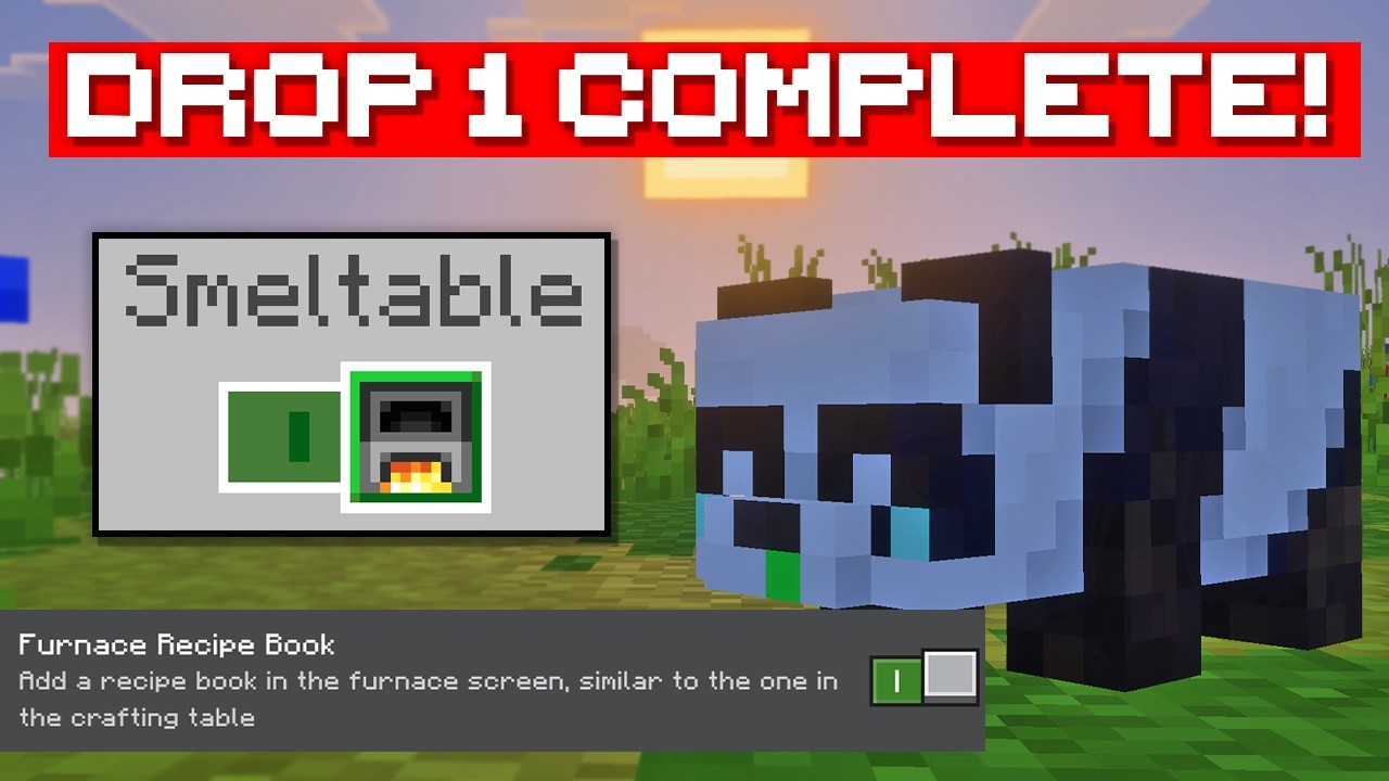 Mojang Confirmed Minecraft Game Drop 1 is COMPLETE...