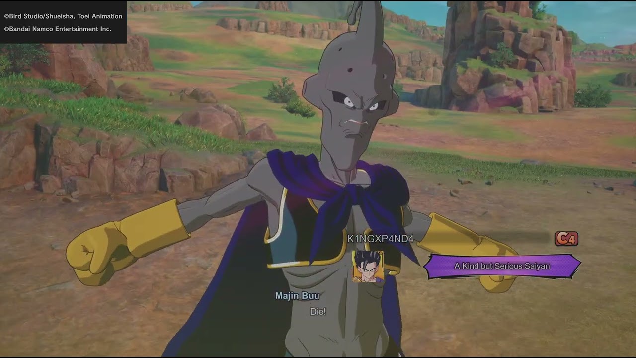 DBSZ Quick Match Evil Buu vs Goku(Z)