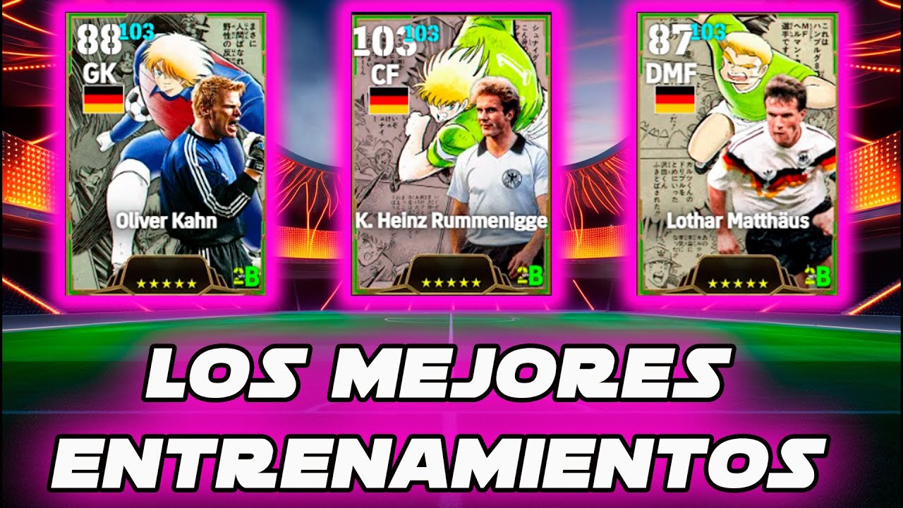 Entrenamientos TOP y Habilidades: Rummenigge, Oliver Kahn y Matthaus Epicos || #efootball