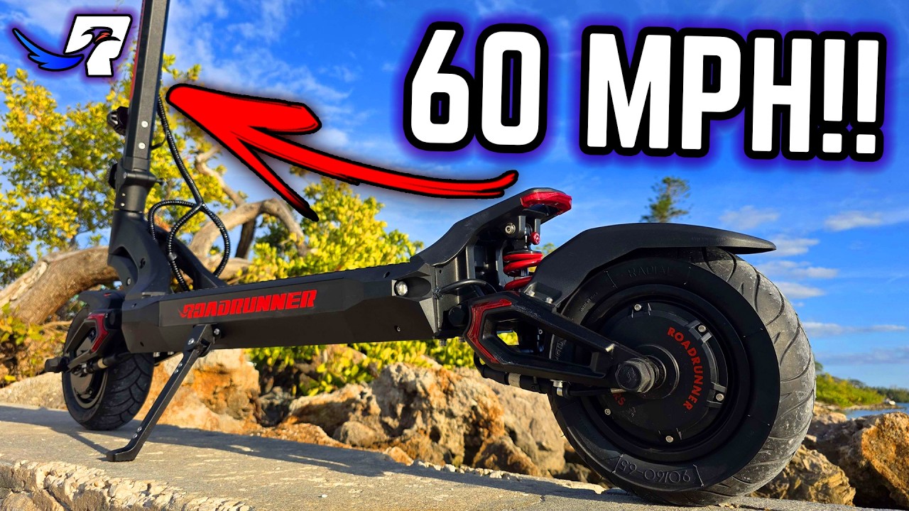 Fastest 60v Electric Scooter!!! RoadRunner RS6 Ultra First Ride & Impressions!!!