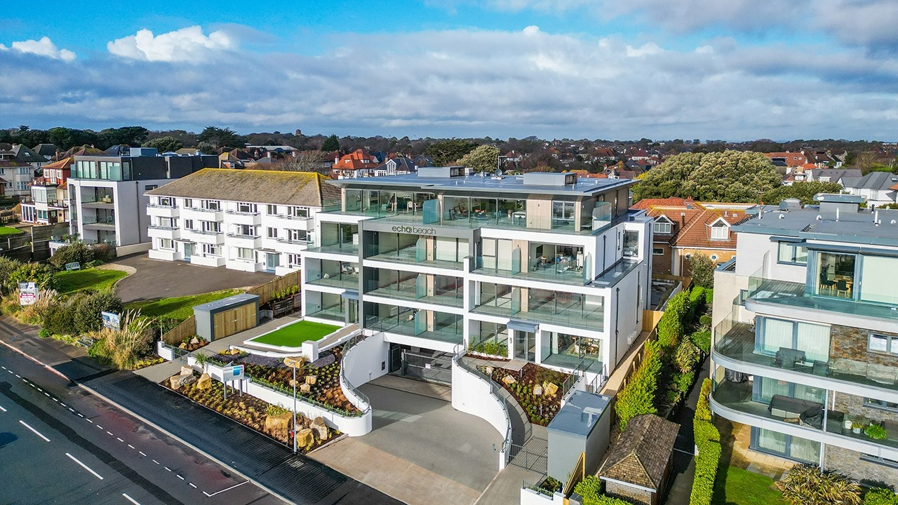 Luxury coastal homes in a prime frontline setting