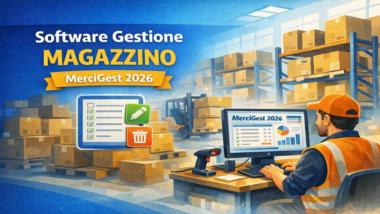 MerciGest 2026 - Software per la Gestione del Magazzino senza Abbonamento