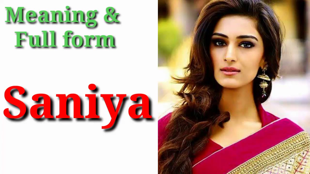 Meaning of Saniya, Full form of Saniya and lucky number of Saniya
