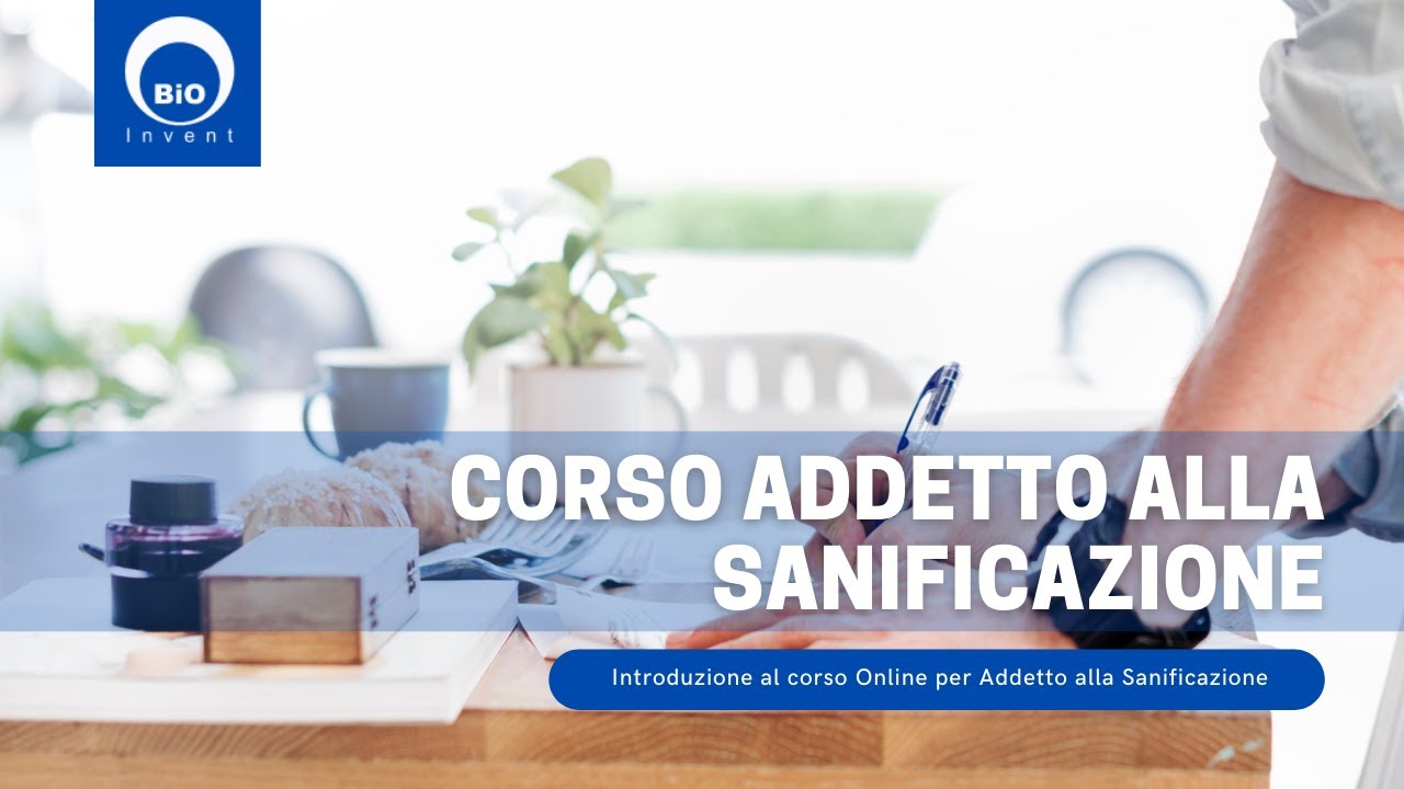 Corso Addetto alla Sanificazione - Introduzione