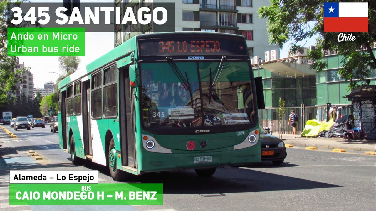 Автобусная поездка 345 Santiago de Chile в CAIO MONDEGO MERCEDES BENZ unit