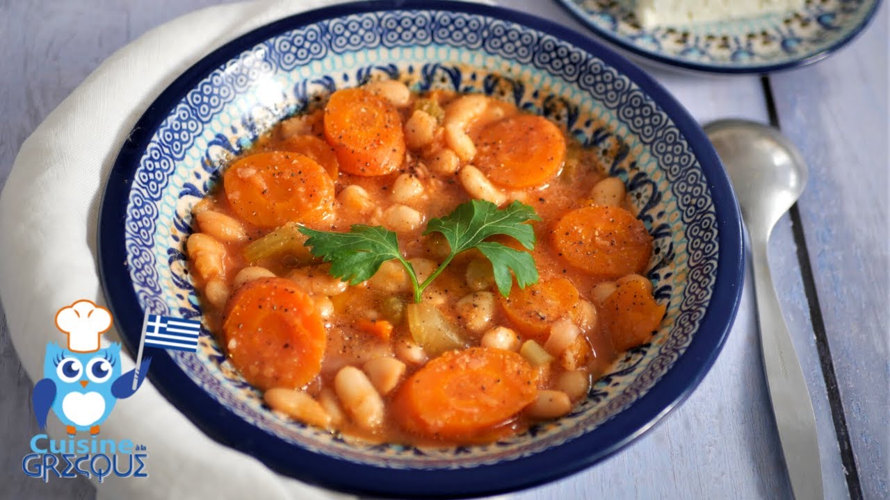 FASOLADA - Soupe aux haricots blancs- Cuisine à la grecque