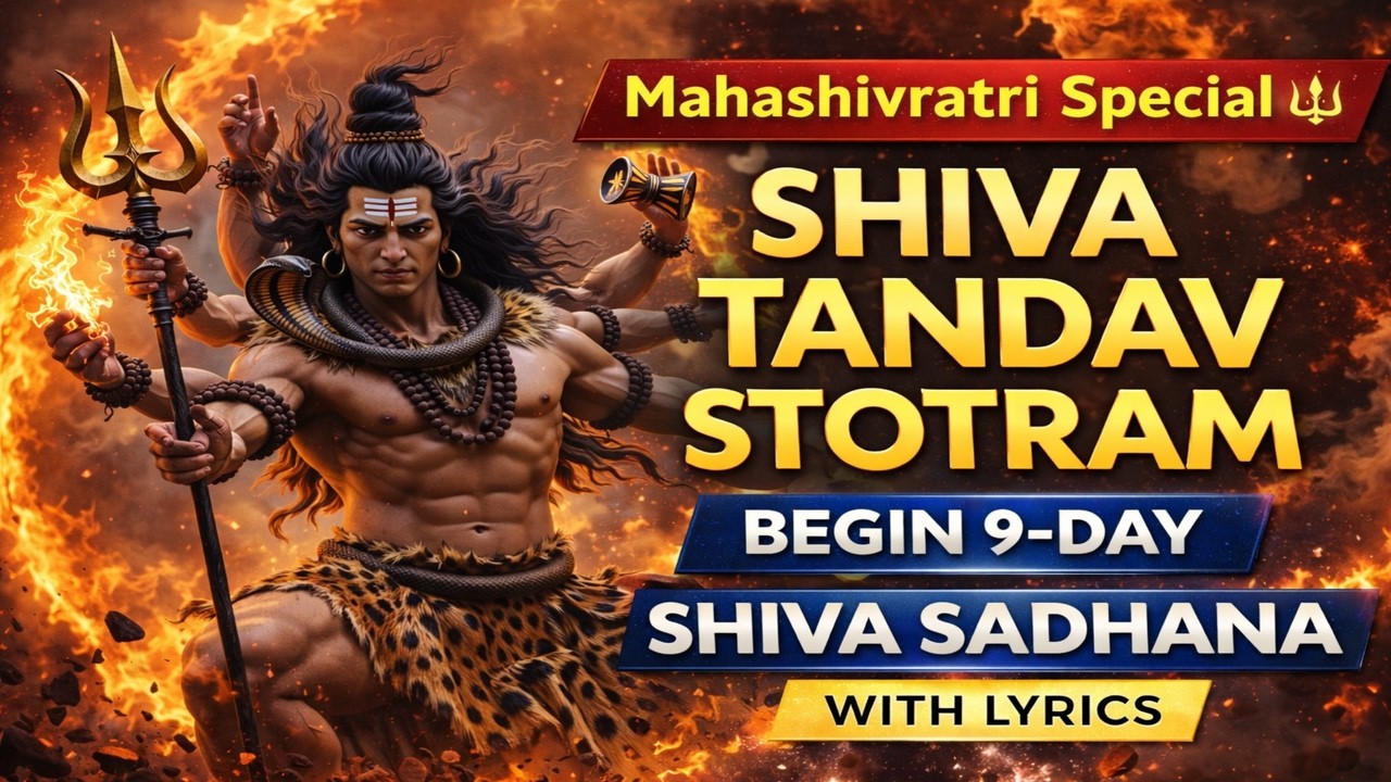Powerful Shiv Tandav Stotram | Divine Chant for Blessings | Meditation Music