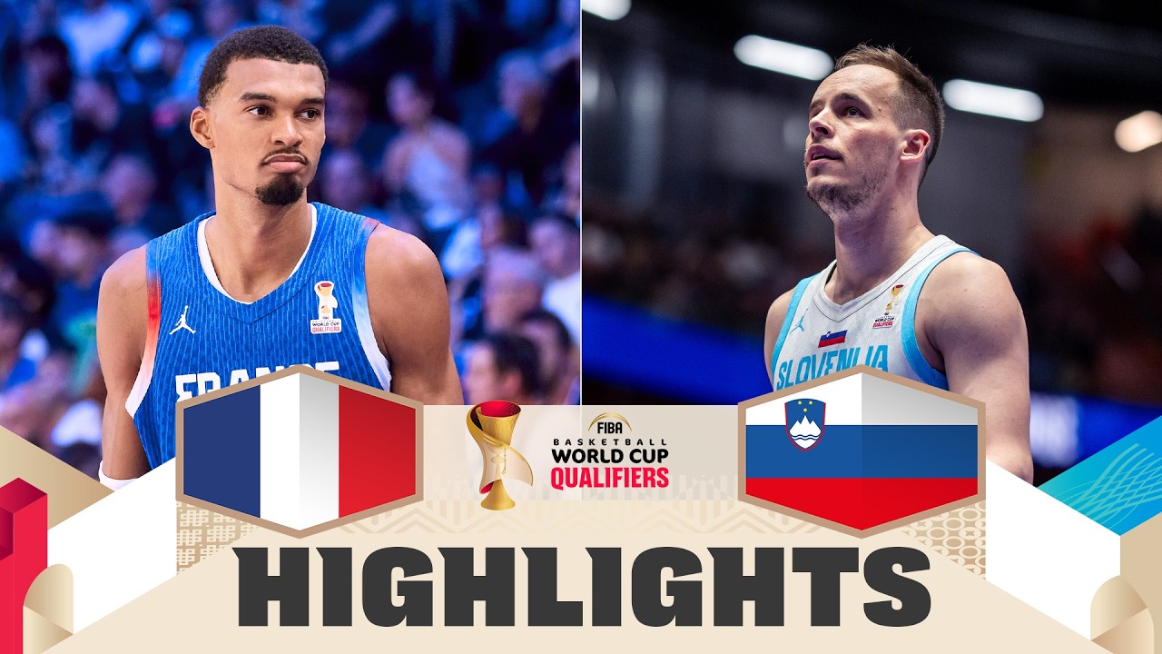 France 🇫🇷 v Slovenia 🇸🇮 | Highlights | FIBA Basketball World Cup 2027 European Qualifiers