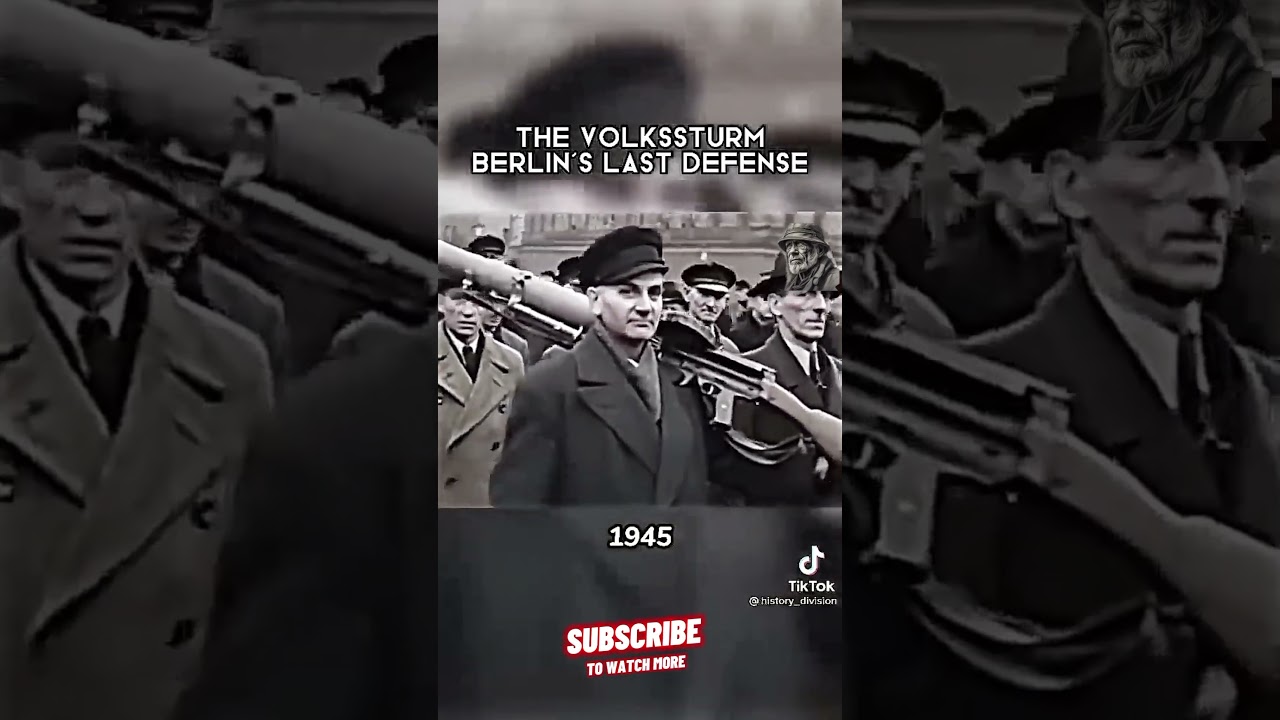 The Volkssturm Berlins Last Defense 1945 | Salute 🫡 to the fallen heroes @Bringbackhistory