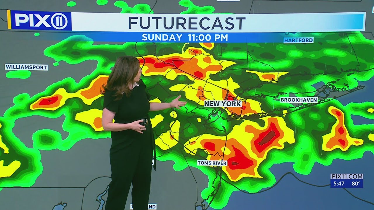 Extreme heat subsides in NYC, NJ, but storm threat remains