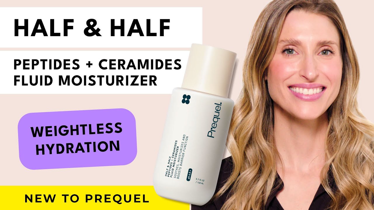 Introducing Prequel's NEW Half & Half Fluid Moisturizer With Peptides + Ceramides | Dr. Sam Ellis