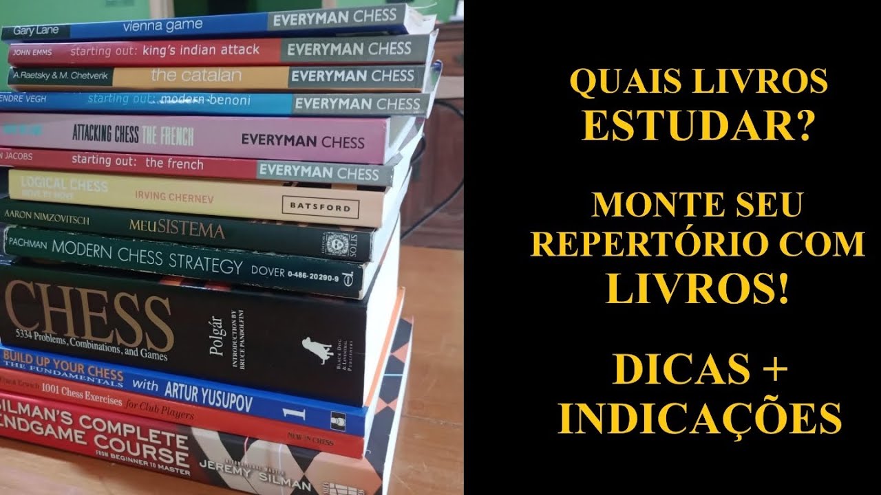 Montando Seu Treino com Livros de Xadrez 📚