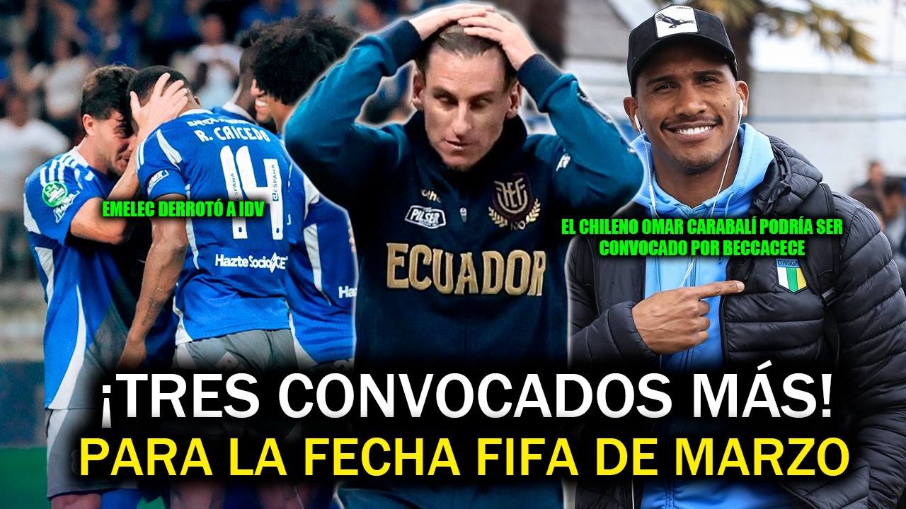 BECCACECE QUIERE CONVOCAR A UN CHILENO 🔥 | EMELEC 2-0 IDV | 3 CONVOCADOS MÁS A LA TRI | XDOTES
