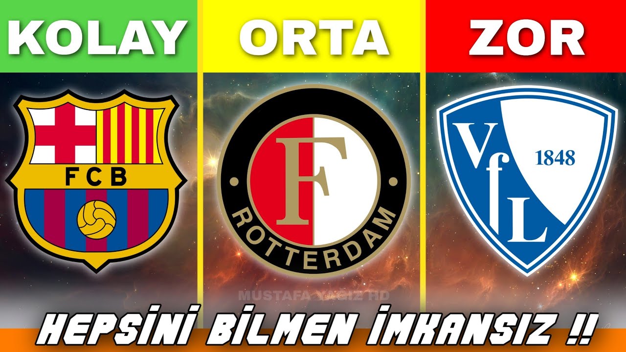 BU HANGİ TAKIMIN LOGOSU? - Kolaydan Zora Futbol Bulmacası