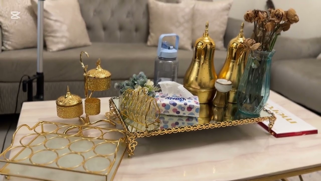 أول فلوق لي | ترتيب وتنظيف المجلس🧹 ✨
