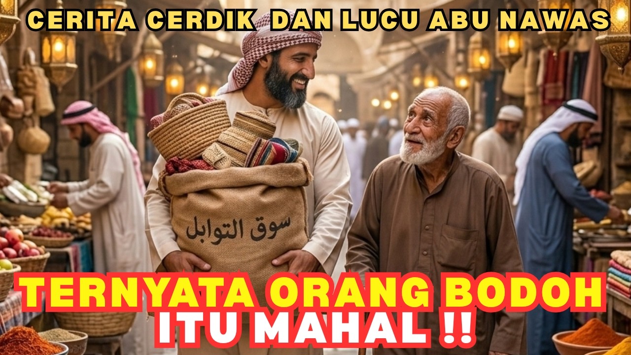 ABU NAWAS MEMBUKTIKAN ORANG BODOH ITU MAHAL! KISAH KOCAK YANG BIKIN GELENG-GELENG KEPALA #humorislam