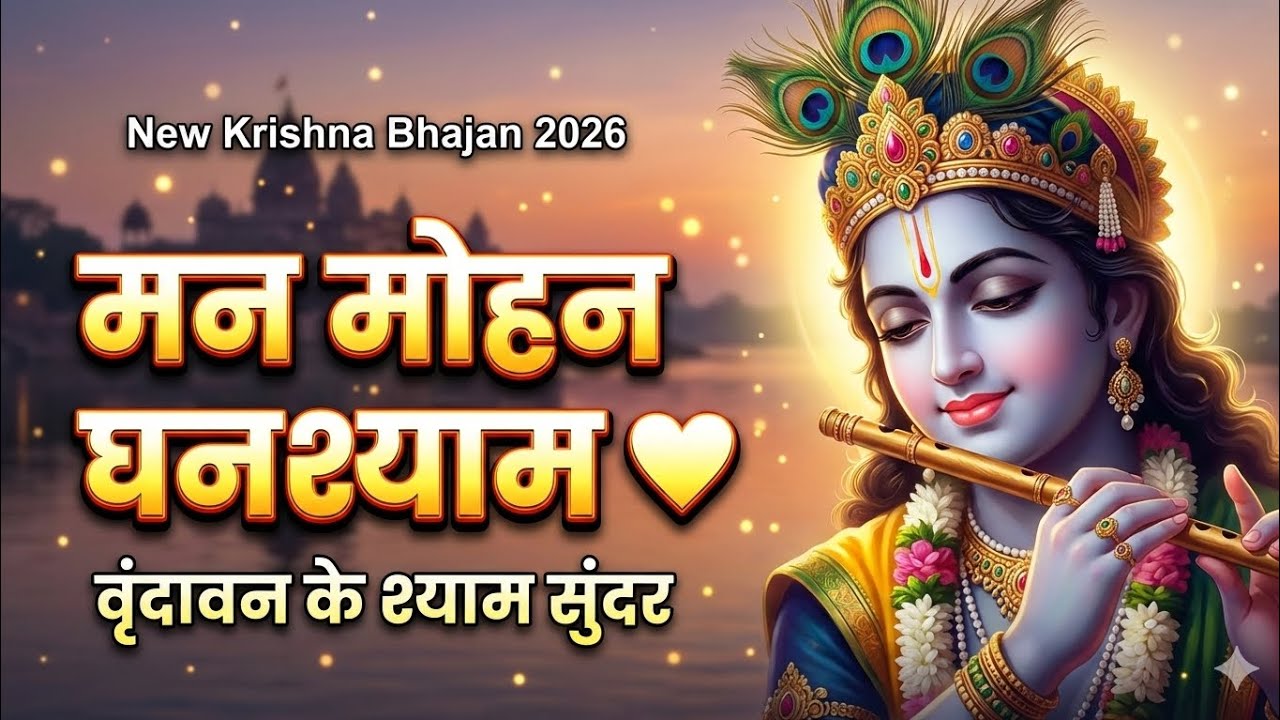 Vrindavan Ke Shyam Sundar | मन मोहन घनश्याम |Krishna Bhajan 2026 | Beautiful Radha Krishna Bhajan |
