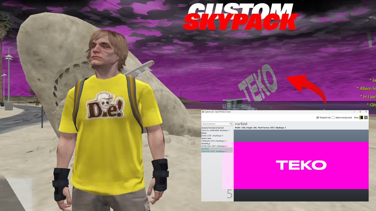 How to Make a Custom Sky Pack for FiveM