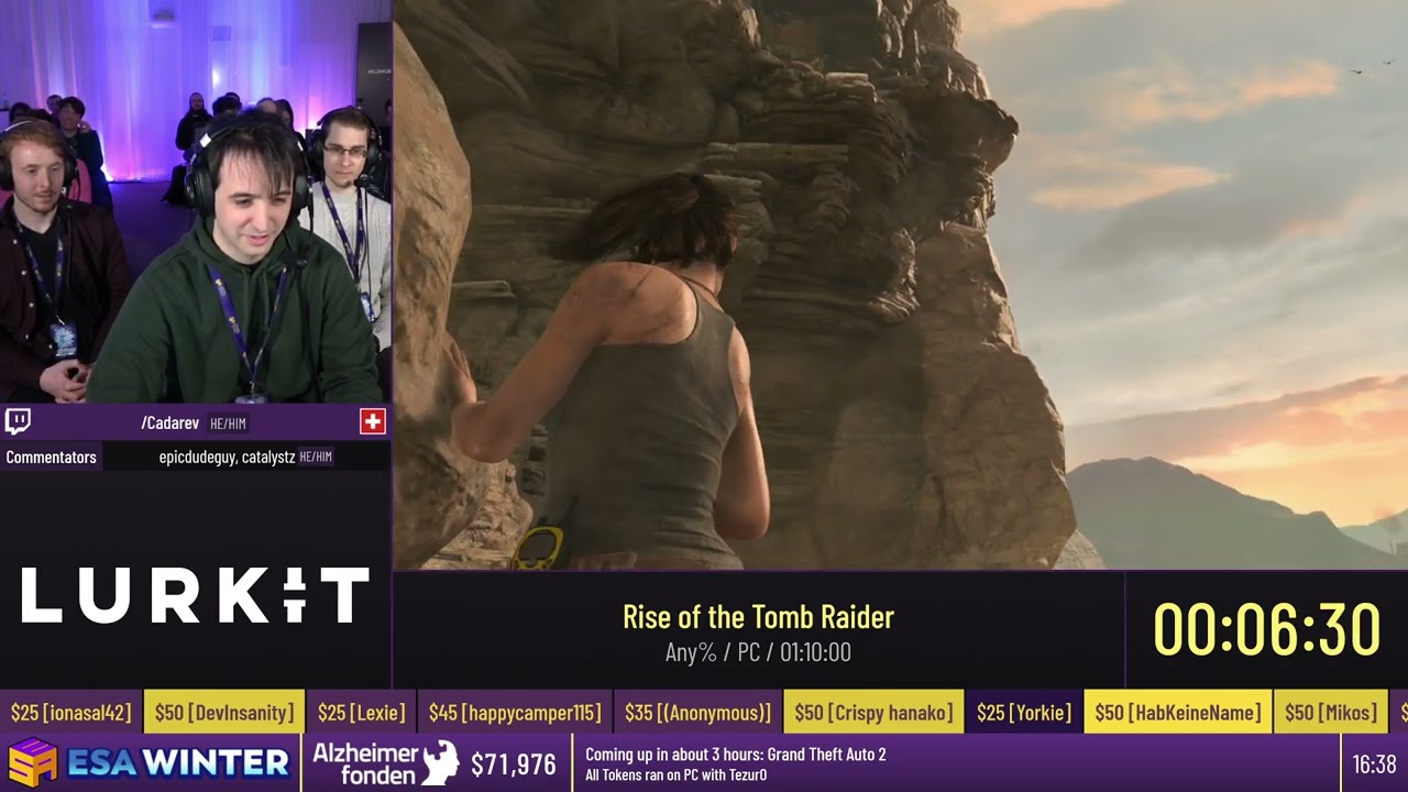 Rise of the Tomb Raider [Any%] by Cadarev - #ESAWinter23