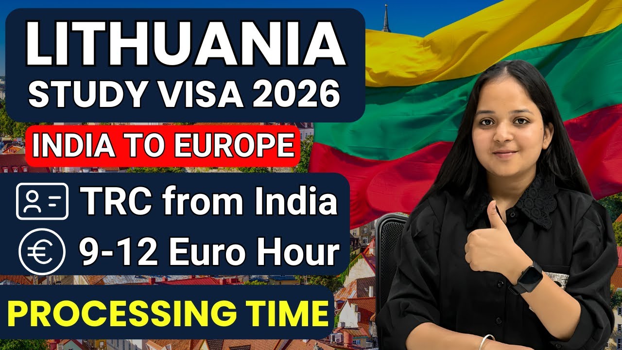 Lithuania Study Visa 2026 | Visa Process Time | Full Application Guide | Lithuania Student Visa