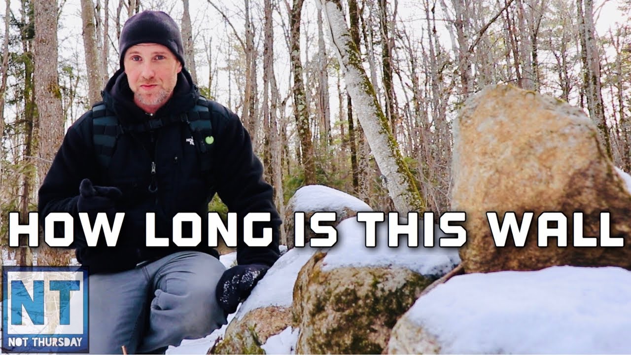 How long are these New England stone walls? hiking the old pasture NH MA history