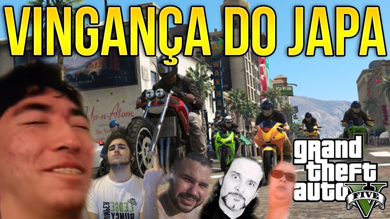 O JAPA É CUZÃO - Corrida GTA Online ft. Hayashi, SO7, Colono e Stolen