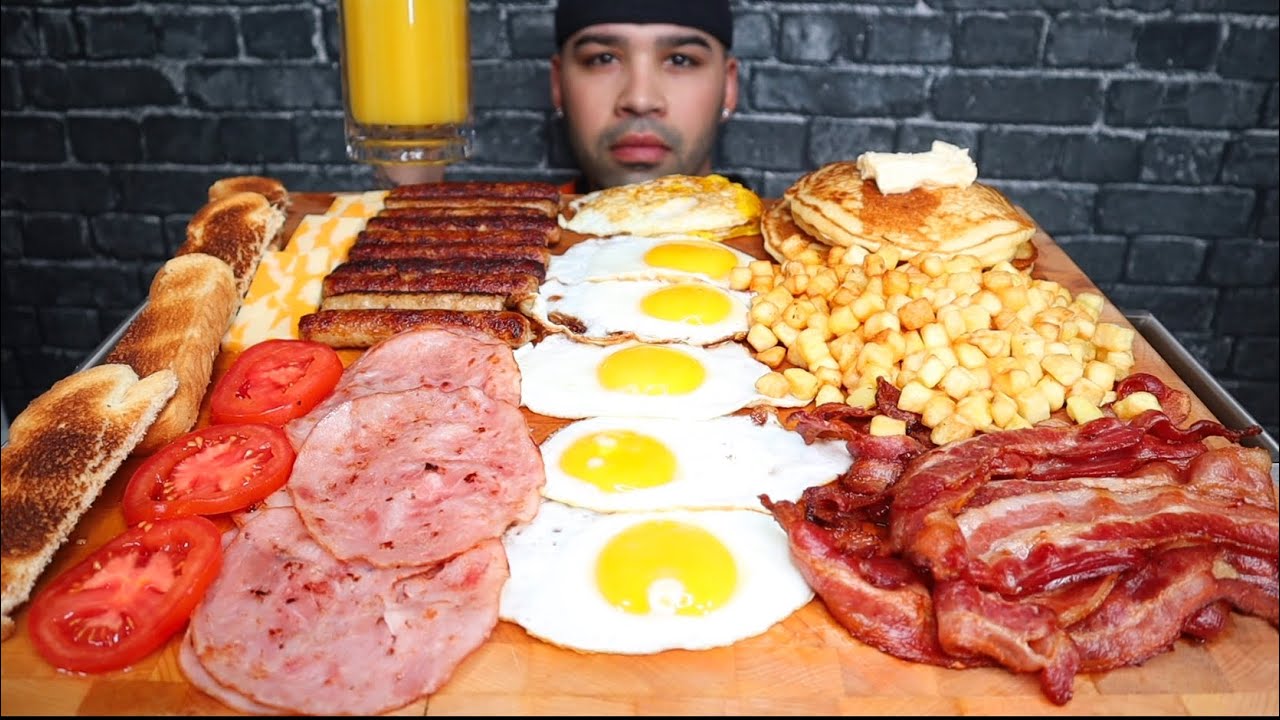 ASMR EATING A LITTLE BREAKFAST