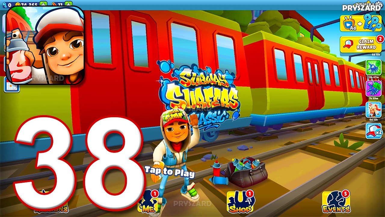 Subway Surfers - Gameplay Walkthrough Part 38 - Subway Surfers Classic (iOS, Android)