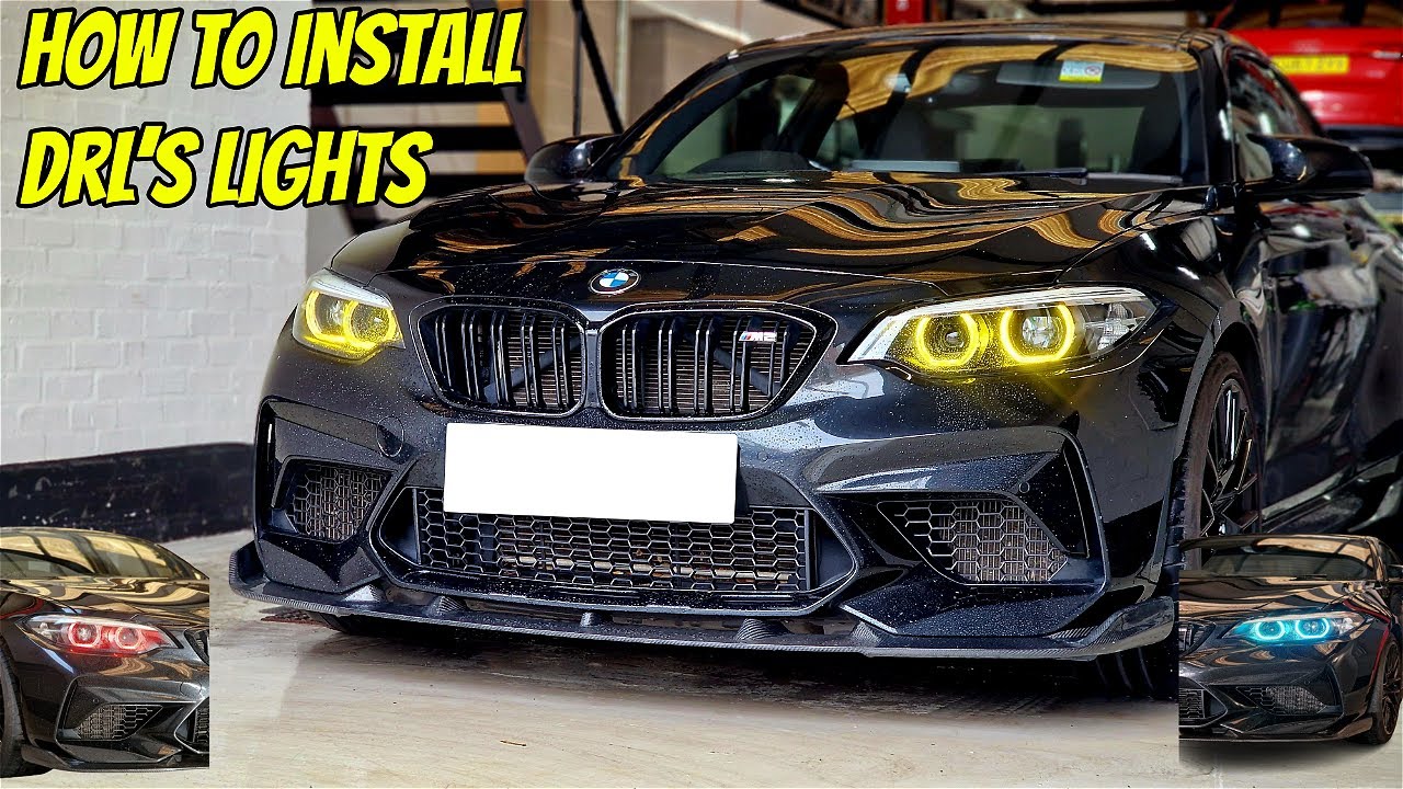 YELLOW CS DRL Lights On Your BMW M2 F87 Competition!