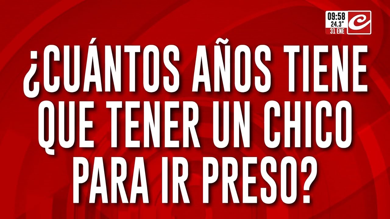 Debate por la baja en la edad de imputabilidad... ¿los menores delincuentes deberían ir presos?