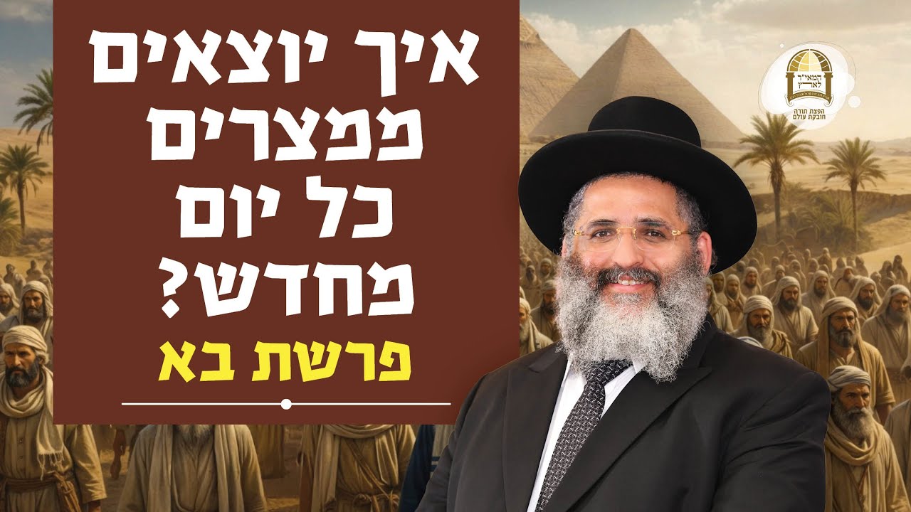 איך יוצאים ממצרים כל יום מחדש | פרשת בא | מו
