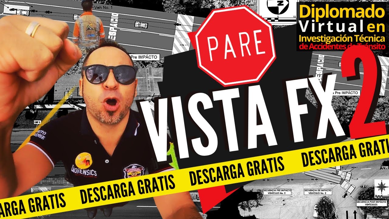 Descarga VISTA FX2 GRATIS 😱🔐🤫🚸 🕵🏻👉 software de INVESTIGACION Y RECONSTRUCCIÓN  🛑 ACCIDENTES TRANSITO