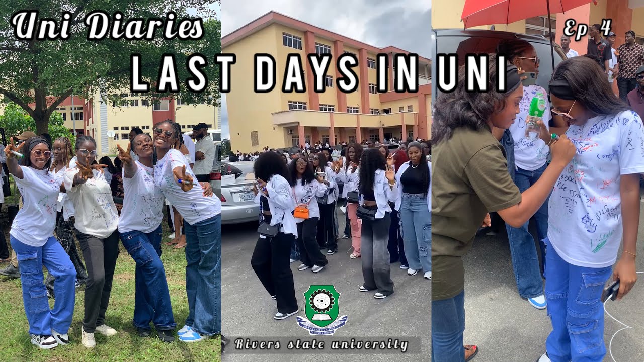 Last Days in Uni | Capturing My Final Moments in Rivers State University, FYB week(Class of 2024)