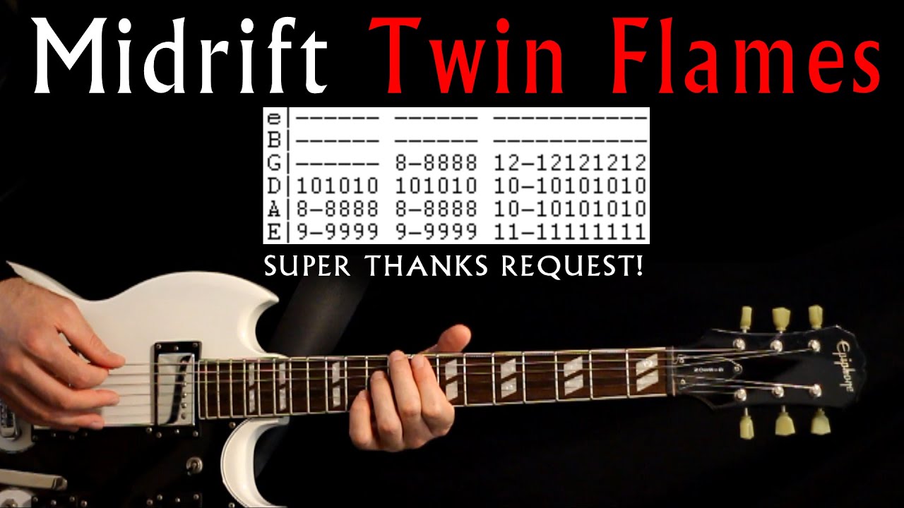 Midrift Twin Flames Guitar Lesson / Guitar Tab / Guitar Tabs / Guitar Chords / Guitar Cover
