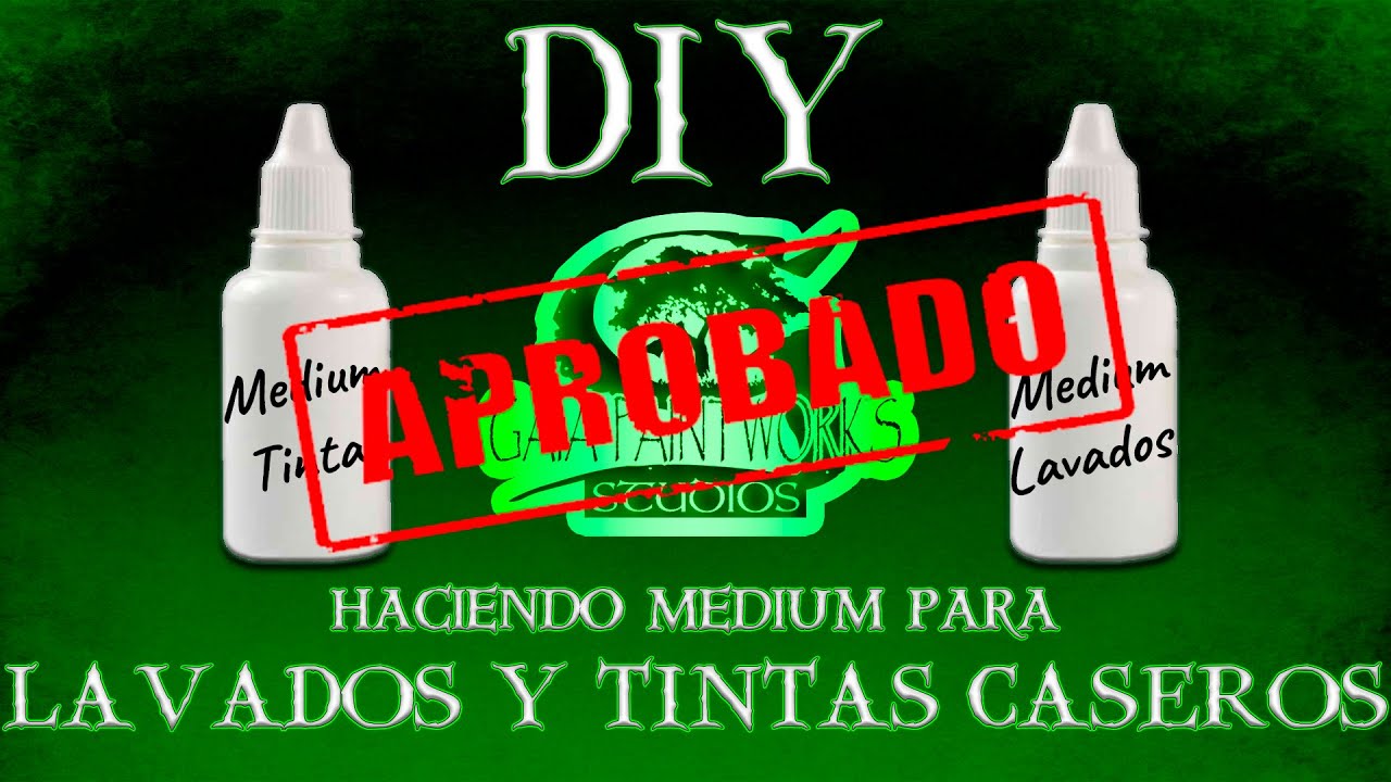 👨‍🔧DIY Medium Lavados y Tintas caseros 💰Muy económico. Contrast y Speedpaints