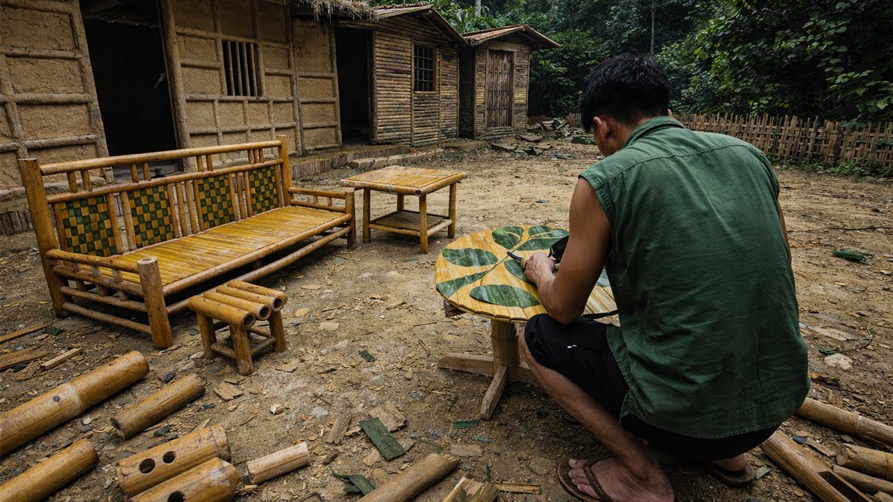How I Turned Raw Bamboo into Handmade Furniture | by @ChucTonBinh