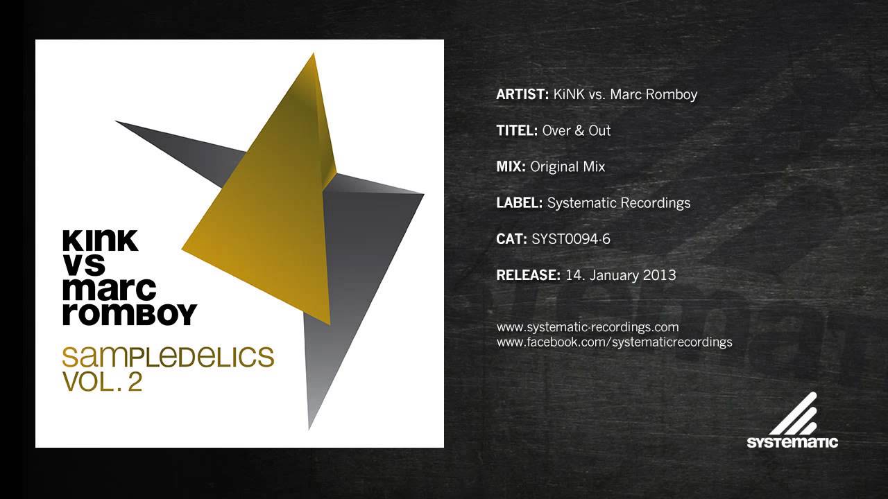 KiNK vs. Marc Romboy - Over & Out (Original Mix)