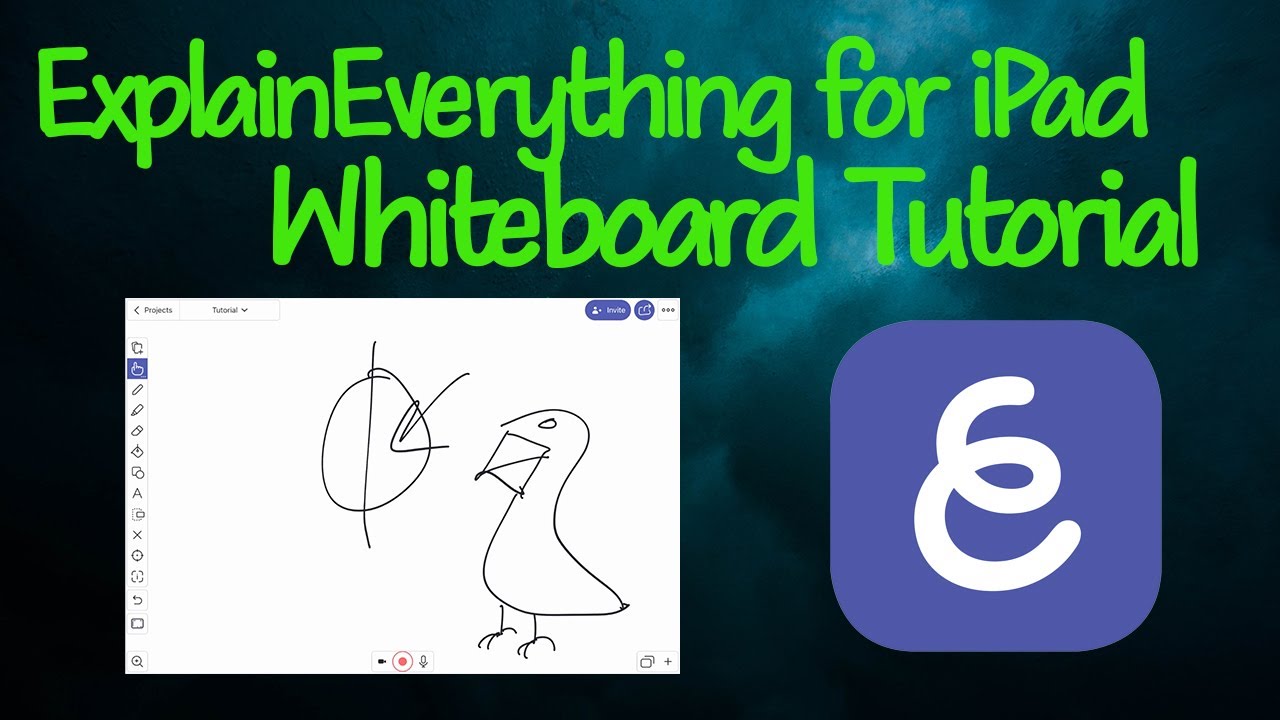 ExplainEverything for iPad Whiteboard App Tutorial
