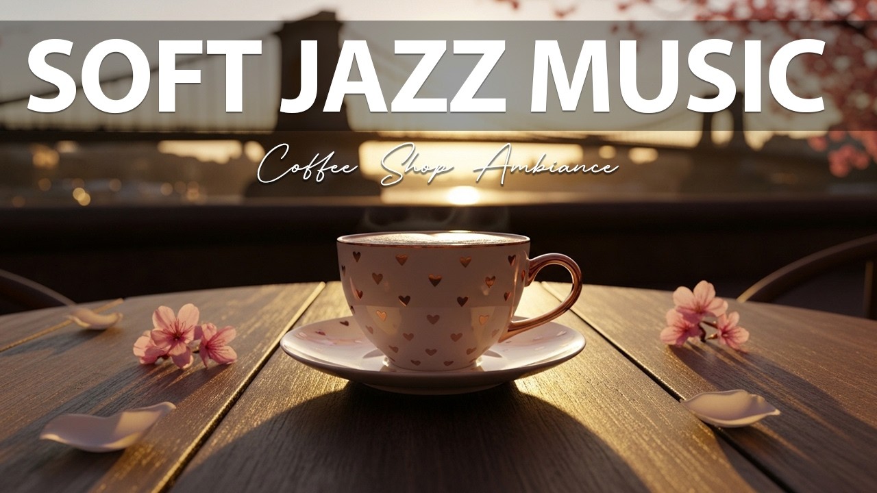 Soft Jazz Music ☕ Coffee Shop Ambiance with Relaxing Jazz & Bossa Nova Piano for Great Mood