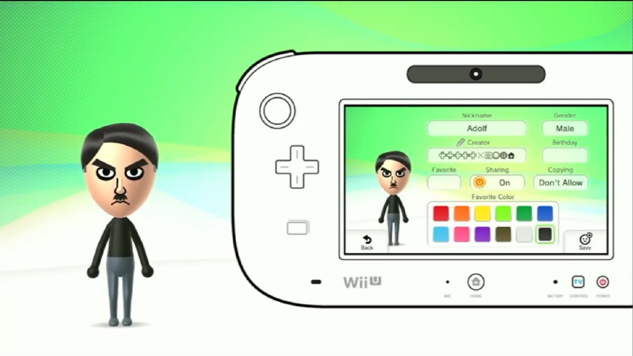 How to make an Adolf Hitler mii