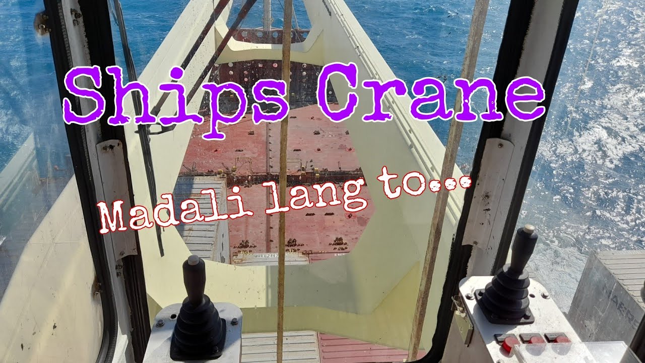 tSaDA Ni Bai Cancio | Ships Crane | McGregor Type Control Panel