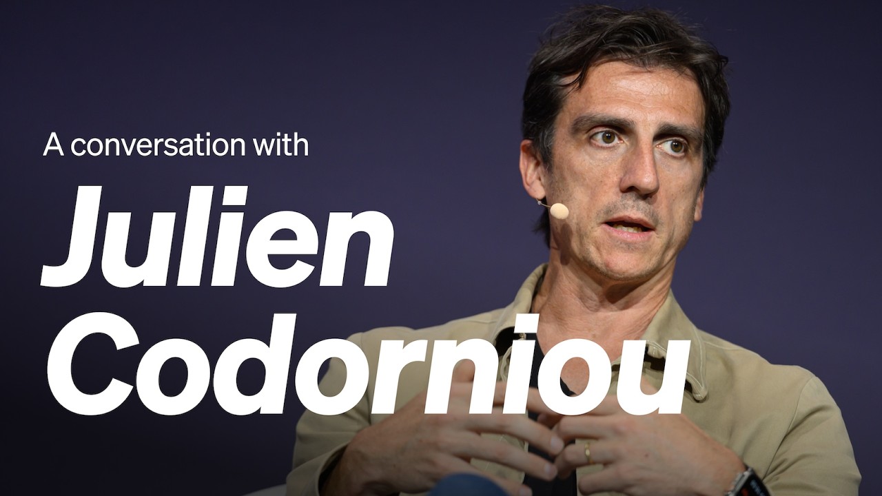 A conversation with 20VC General Partner Julien Codorniou