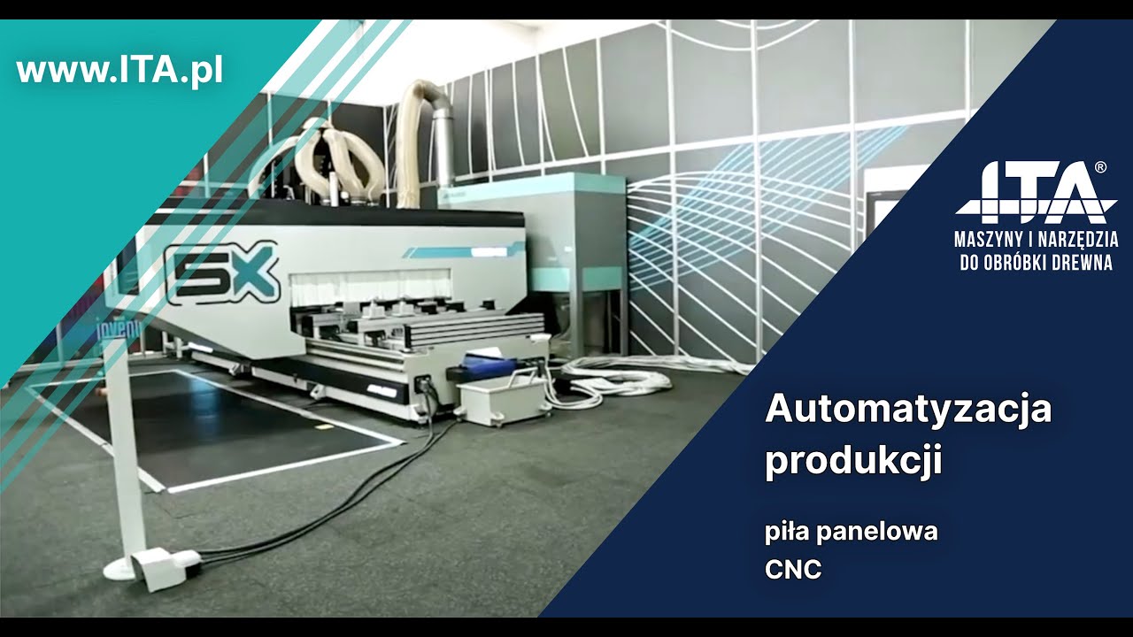 www.ita.pl - 5-osiowe Centrum CNC  -  AES Vega 5X - produkcja mebli, front&oacute;w, drzwi czy okien.