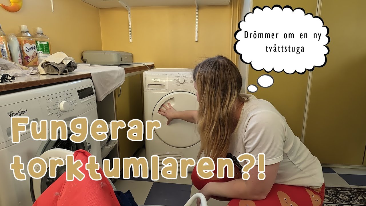 Torktumlare SKÄNKES på Facebook marketplace | Hilda & Gustav | Vlog 23
