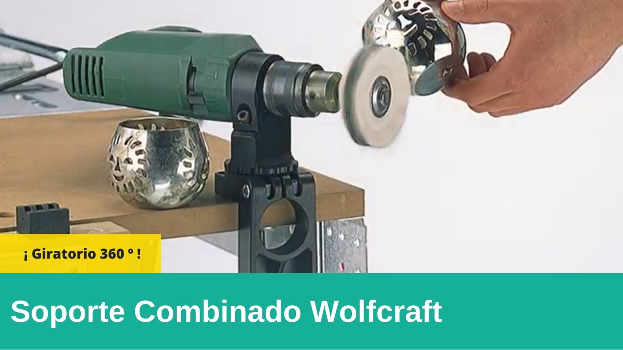 Soporte combinado de Wolfcraft ¡¡ Giratorio 360º !!