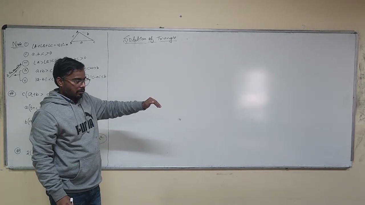 Solution of triangle