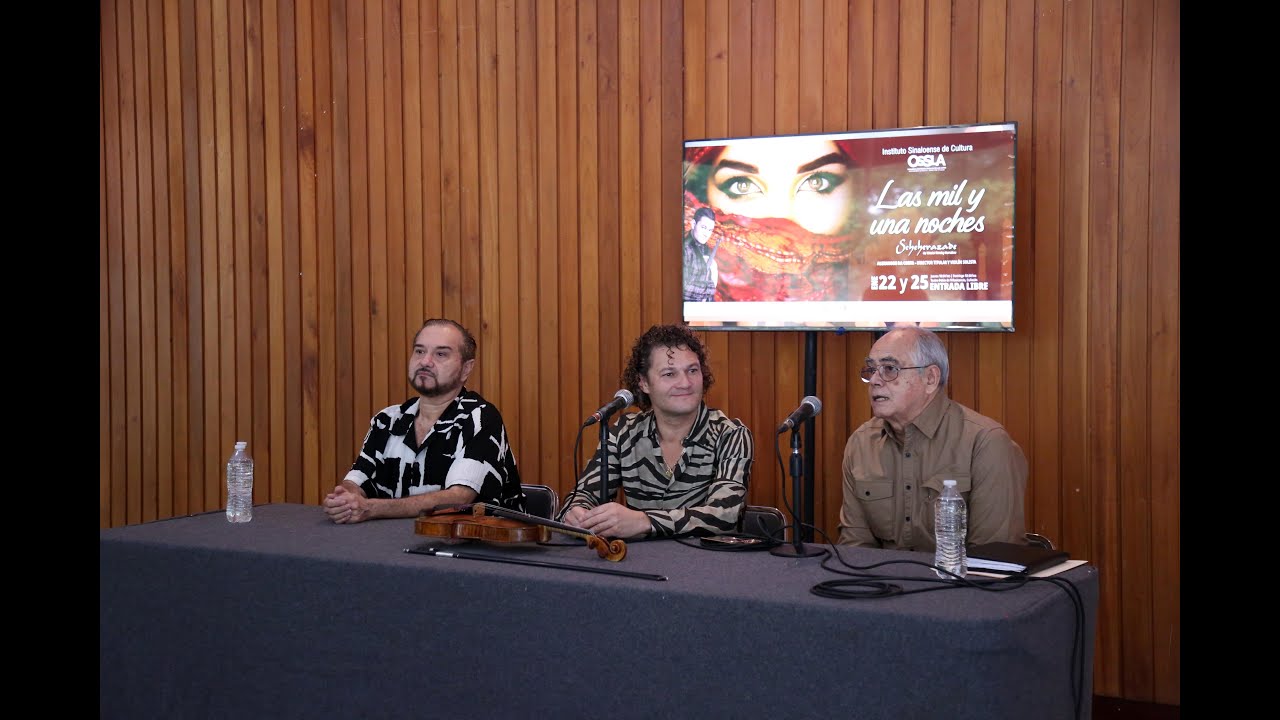 Rueda de prensa, dan a conocer el programa #1 de la OSSLA 