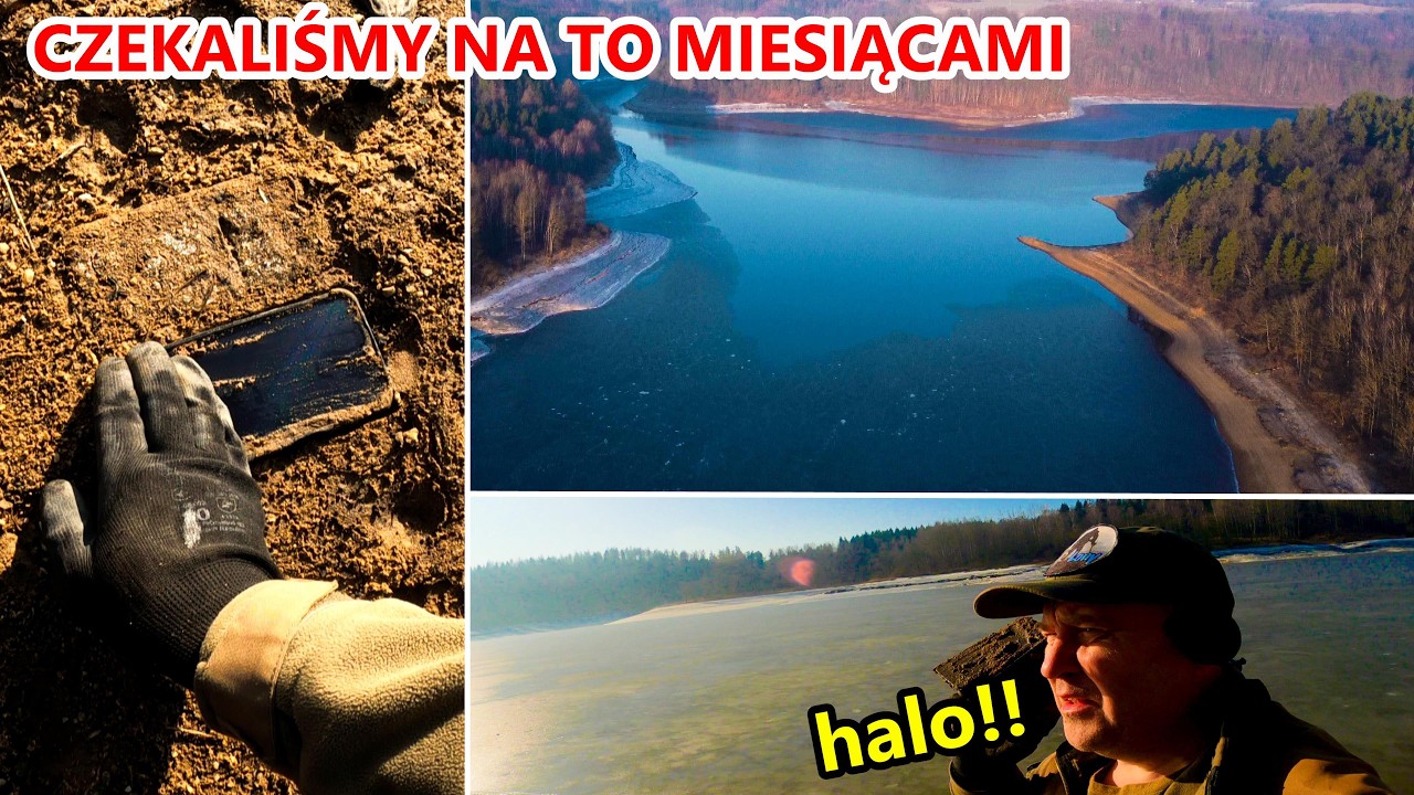 JEZIORO PILICHOWICKIE ODSŁANIA DNO PO PIĘĆDZIESIĘCIU LATACH ZOBACZCIE CO TAM ZALEGA.