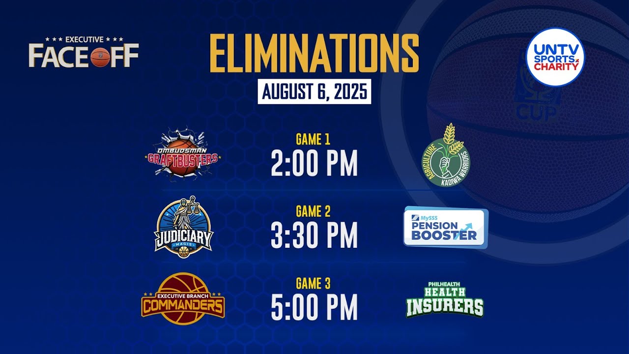 UNTV Cup Executive Face-off: Eliminations at Amoranto Arena, Quezon City | August 6, 2025